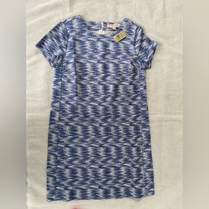 Blue short sleeve dress